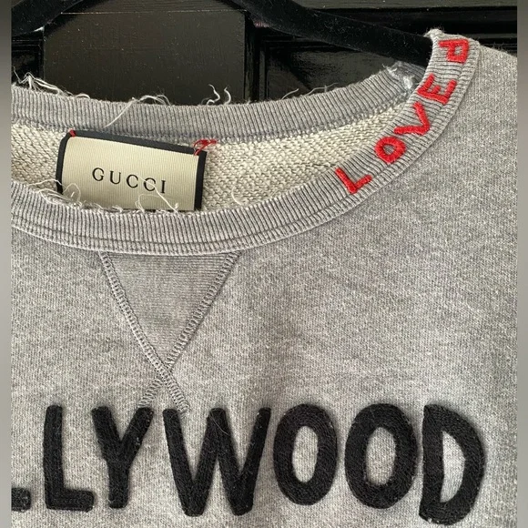 Gucci distressed Hollywood sweatshirt - Picture 5 of 5